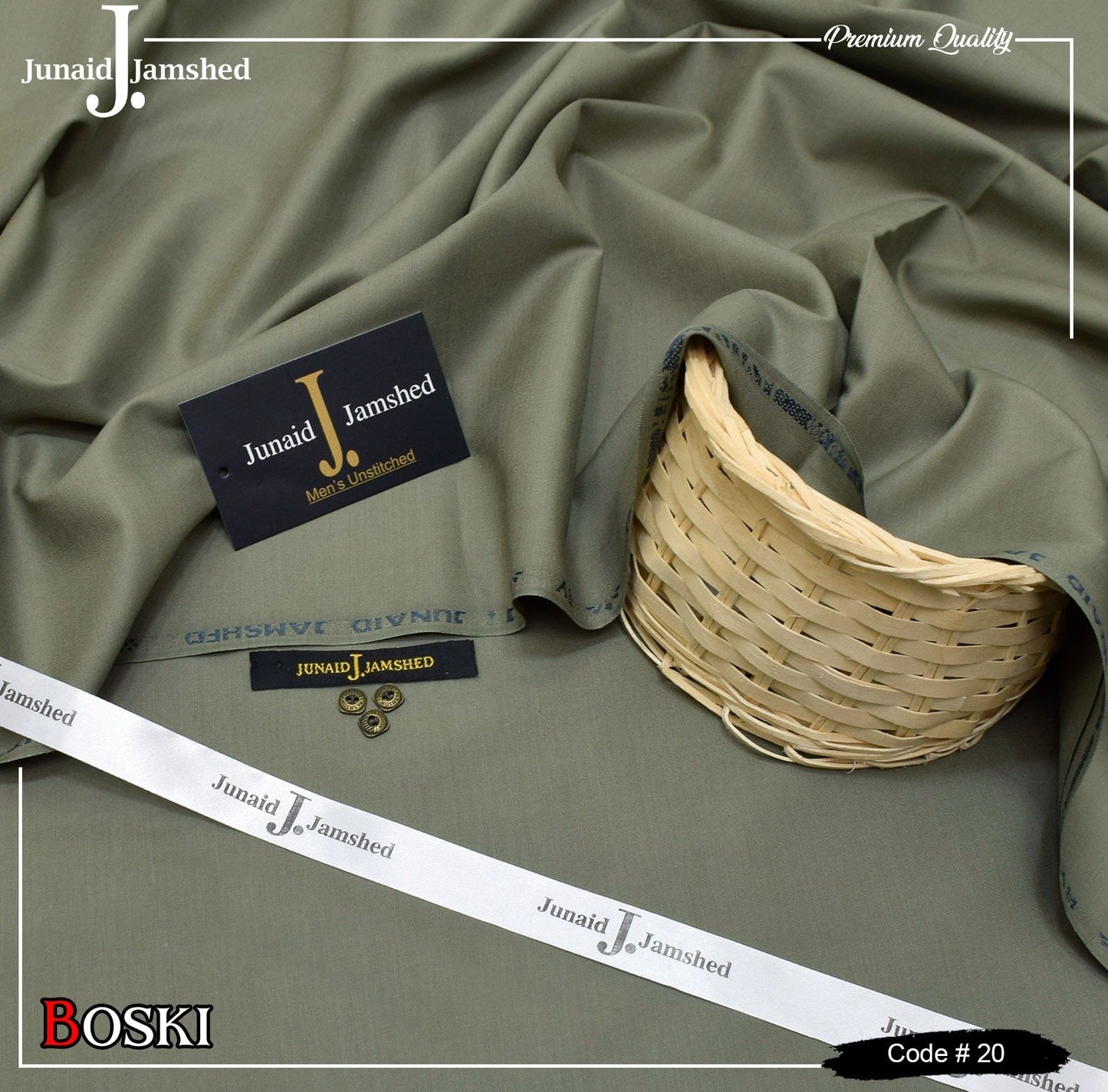 J. Junaid Jamshed wash and Wear Boski